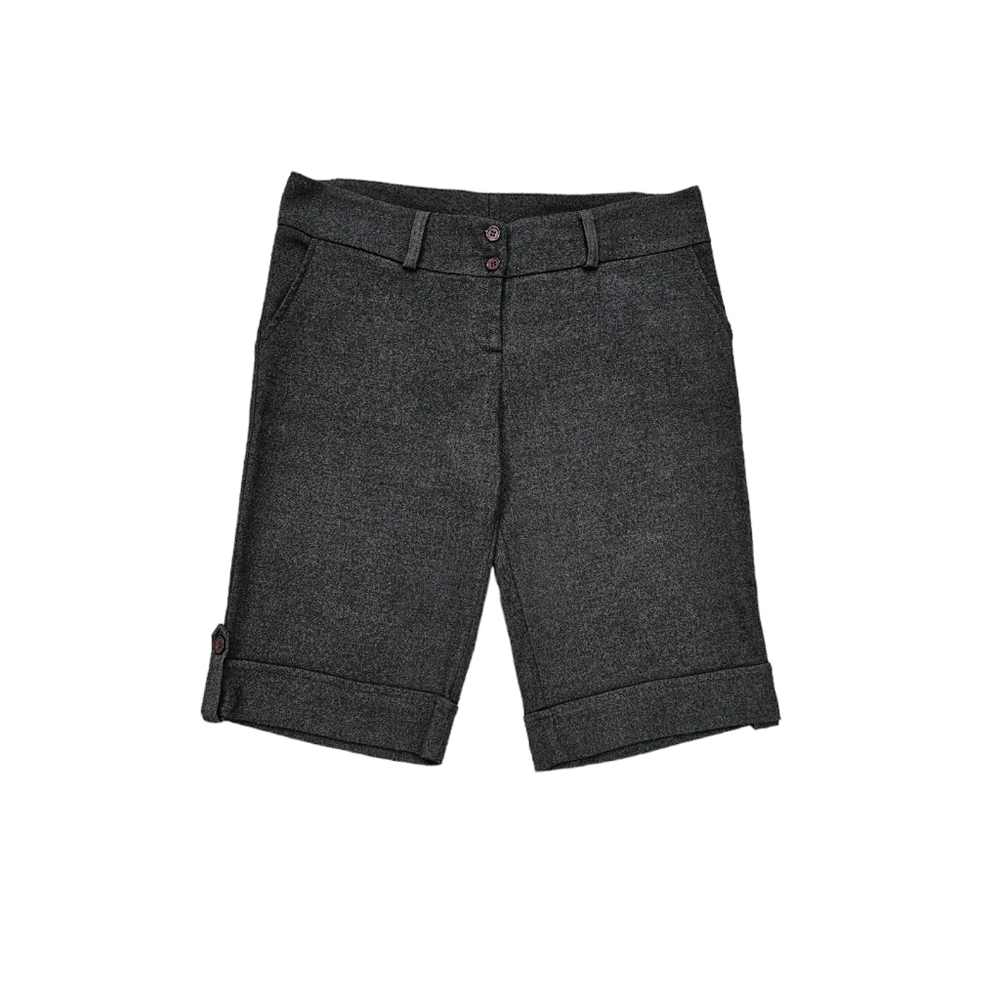 🚨EUC Mandee Gray Fleece Bermuda Dress Shorts